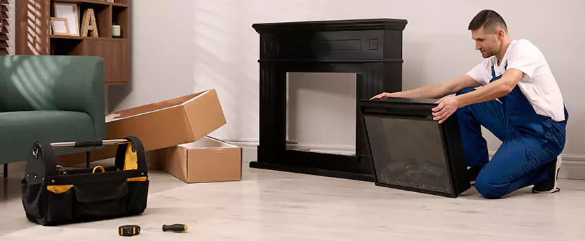 Old Rusted Metal Fireplace Repair And Replacement in Fort Mohave, AZ